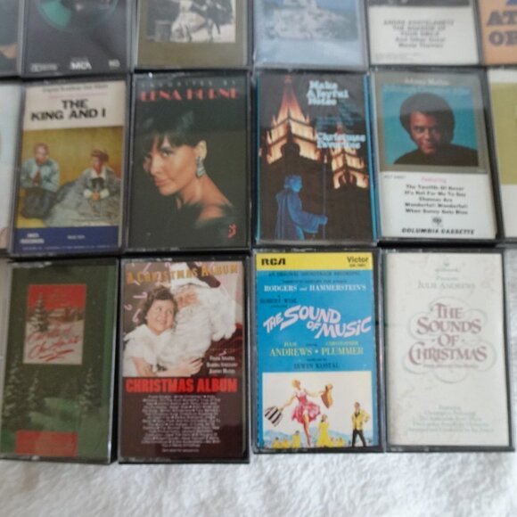 Lot Of 16 Music Cassette Tapes Mixed Bundle Easy Listening Streisand Mathis Xmas - Picture 9 of 9